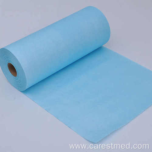 80*180cm 50pcs/roll Tissue+PE film 2 ply or 3 ply Disposable Medical dental bib rolls with perforation